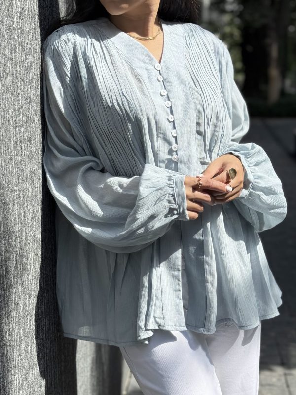 شومیز رگه دوزی - 7